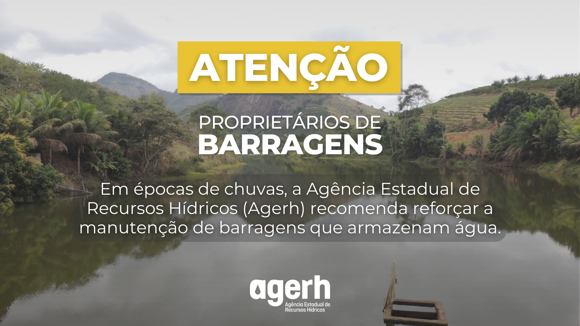 banner barragem