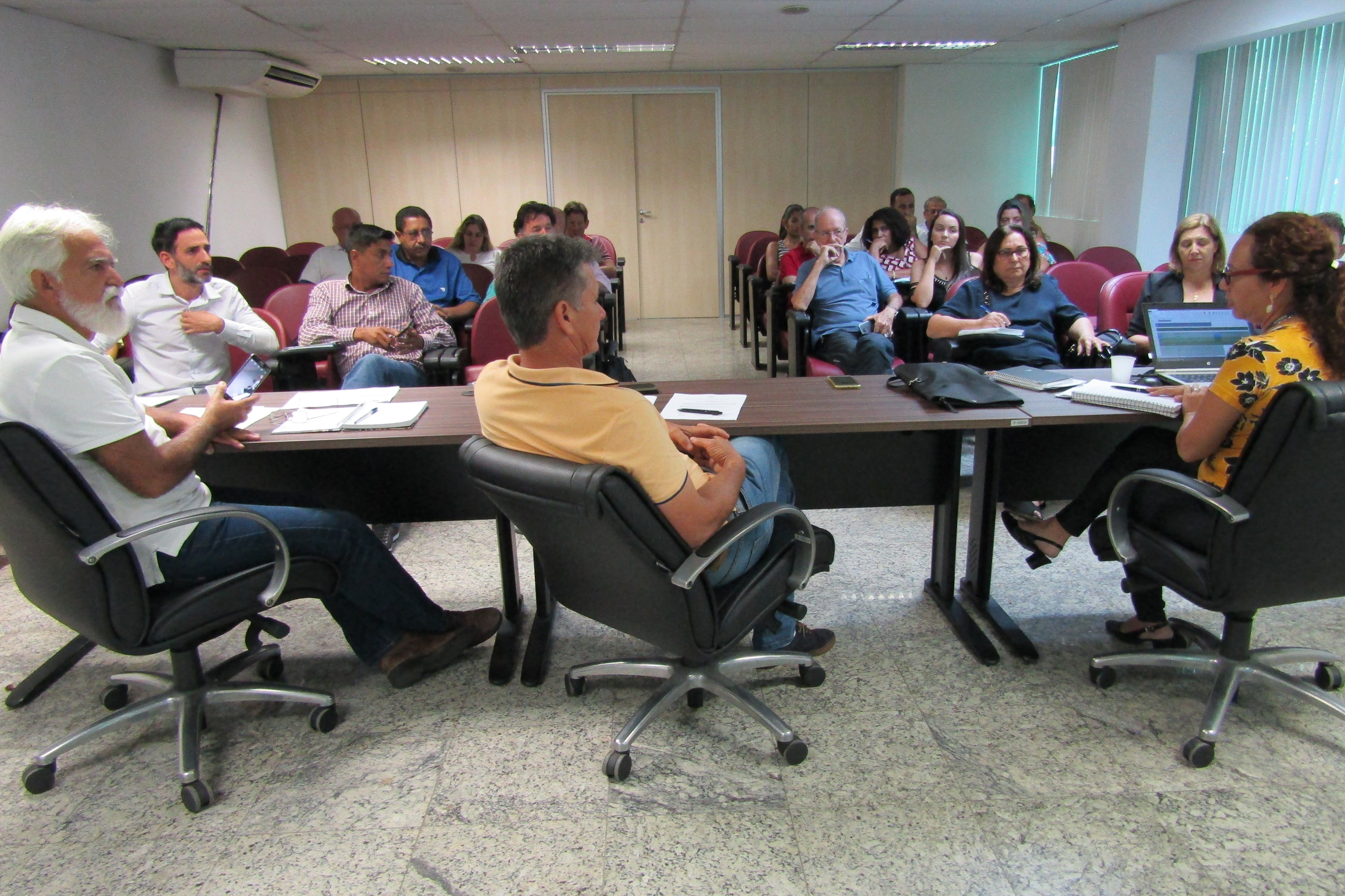 Reunião do Fórum Capixaba dos Comitês de Bacias Hidrográficas na Agerh -  em Vitória. Crédito: Francine Leite/Asscom